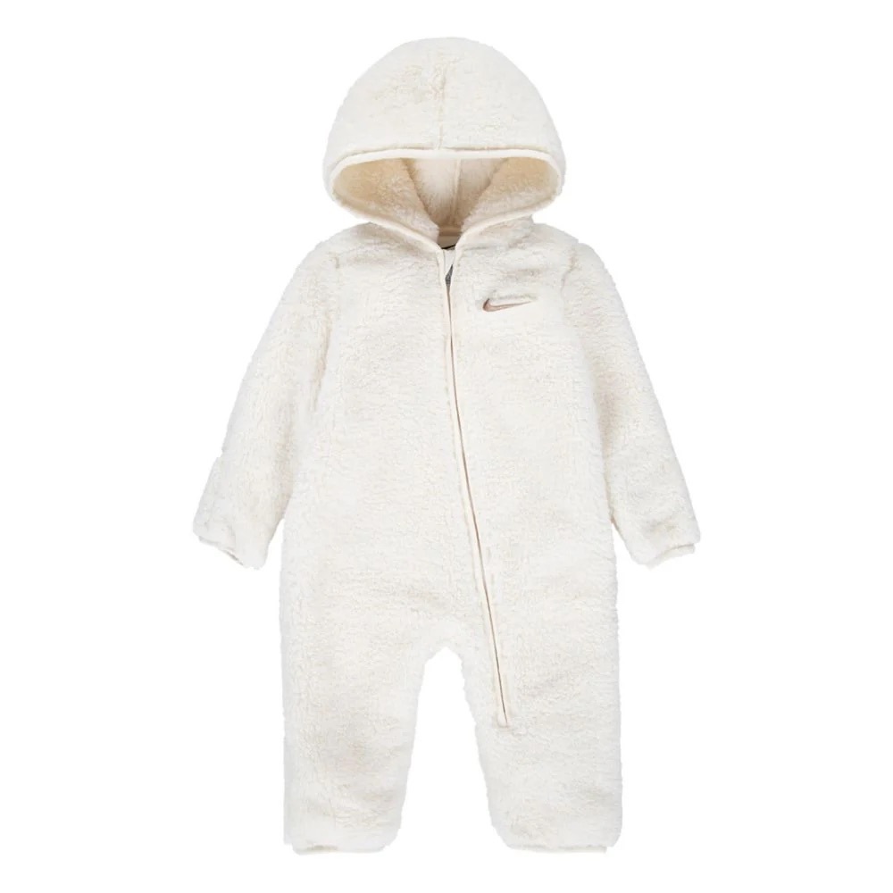 Nike Cream Sherpa Hooded Kids Footie